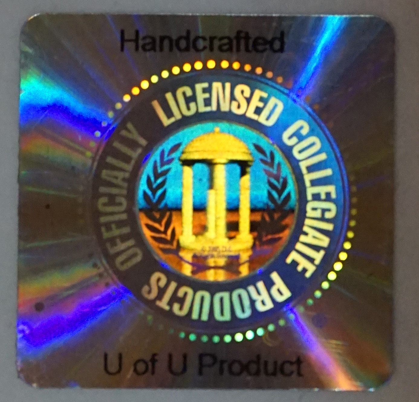 Licensed University of Utah Block U quilt