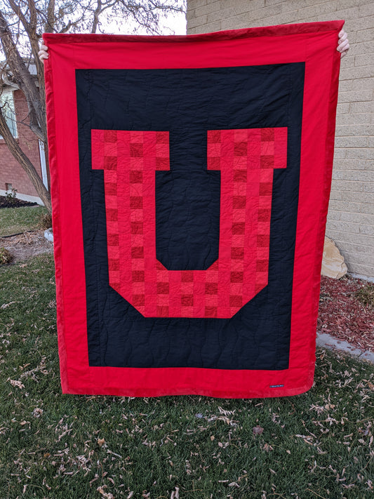 University of Utah Block U quilt