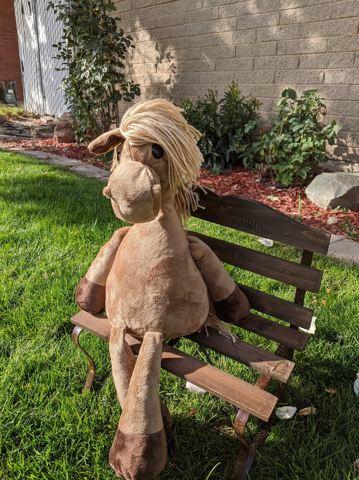 Horse stuffed animal- custom colors accepted