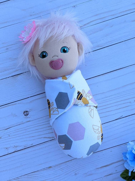 10"-14" Handmade, plush baby doll great for toddlers