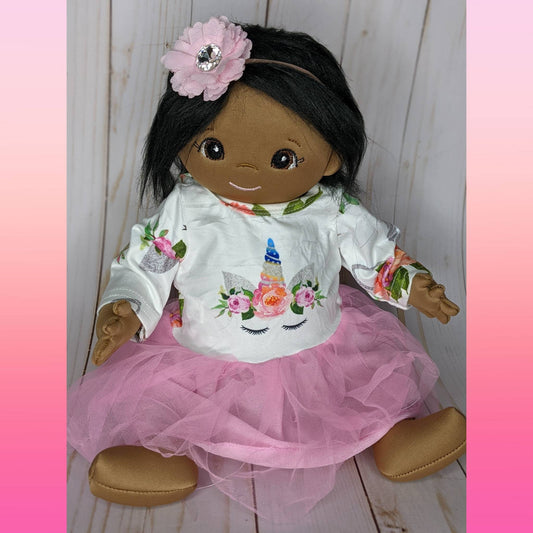 Customizable 15" doll, movable joints with or without hair. Custom