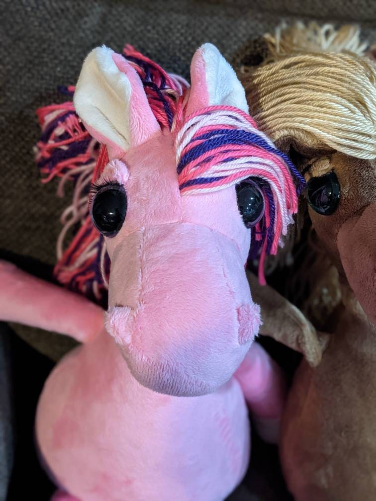 Horse stuffed animal- custom colors accepted