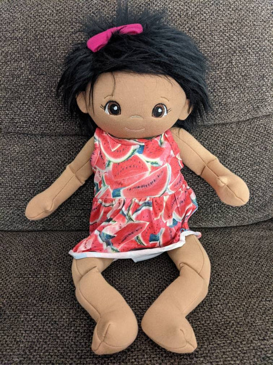 18" doll, movable joints, toddler gift